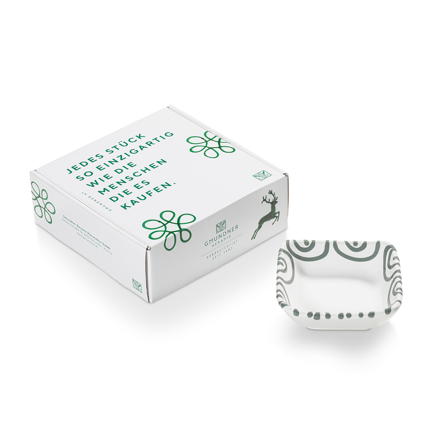 Schälchen quadratisch im Geschenkkarton Schälchen quadratisch im Geschenkkarton
